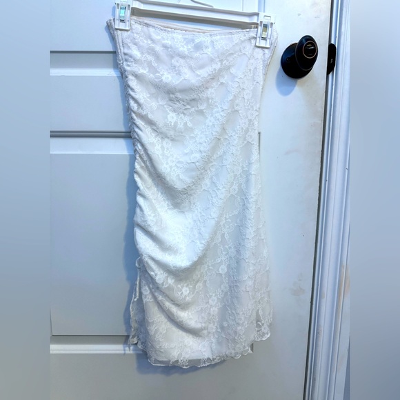 White Fox You’re The One Strapless Mini Dress - Picture 3 of 5